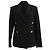 Edge Céline Blazer Doble en Lana Negra Celine Negro