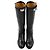 Kelly Hermès Springstiefel aus schwarzem Leder - Ansicht 5