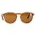 Gafas de sol redondas de acetato marrón carey Persol 3286S Castaño Roja