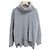 Autre Marque Rippstrick-Turtleneck-Pullover 9G Drawer Braun