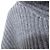 Autre Marque Rippstrick-Turtleneck-Pullover 9G Drawer Braun - Ansicht 3