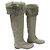 Autre Marque Botas largas de cuero y piel de conejo Giuseppe Zanotti Castaño - vista 3