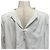 Autre Marque Blusa de georgette con botones de perla PLST Blanco - vista 4