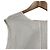 Autre Marque Blusa sin mangas de algodón, nylon y seda con cinta en la espalda BLAMINK Blanco - vista 2