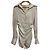 Autre Marque Camicia in satin Fetico Gatherer Beige