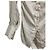 Autre Marque Camicia in satin Fetico Gatherer Beige - vista 3