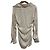 Autre Marque Camicia in satin Fetico Gatherer Beige - vista 4