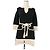 Timeless Chanel Fransen-Tweedkleid Schwarz