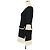 Timeless Chanel Fransen-Tweedkleid Schwarz - Ansicht 10