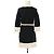 Timeless Chanel Fransen-Tweedkleid Schwarz - Ansicht 3