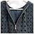 Autre Marque Flock-Jacquard-Spitzenbluse Drawer Schwarz - Ansicht 4