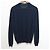 Autre Marque Top de Tricô de Linho e Nylon BLAMINK Azul Azul marinho - vista 2