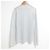 Autre Marque BLAMINK Lame 18G Langarm-Strickpullover mit Rippenmuster Silber - Ansicht 2