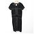 Timeless Chanel Coco Mark Piqué Kleid Schwarz