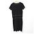 Timeless Chanel Coco Mark Piqué Kleid Schwarz - Ansicht 2