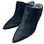 Mule in suede con punta affusolata e logo RV Roger Vivier Nero