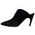 Mule in suede con punta affusolata e logo RV Roger Vivier Nero - vista 5