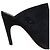 Mule in suede con punta affusolata e logo RV Roger Vivier Nero - vista 7