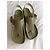 Loewe Ease Slingback Plattformsandalen Größe 38 Dunkelgrün - Ansicht 4