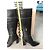 Botas de piel negra Roberto Cavalli Negro - vista 4
