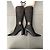 Botas de piel negra Roberto Cavalli Negro - vista 5