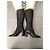 Botas de piel negra Roberto Cavalli Negro - vista 6