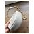 2.55 Bolsa Chanel de couro cor eggshell com corrente dourada Fora de branco - vista 10