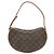 Borsa a Spalla Pochette Croissant Monogramma Louis Vuitton Marrone