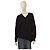 Oversized V-Ausschnitt Pullover in Schwarz mit Zickzack-Muster von Missoni IT42 / M – Hergestellt in Italien