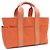 Borsa a mano Hermès Acapulco Arancione