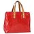 Borsa Reade Monogram Vernis PM Louis Vuitton Rosso