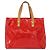 Borsa Reade Monogram Vernis PM Louis Vuitton Rosso - vista 2