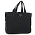 Borsa Tote Prada in nylon nero argento Auth 158528