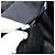 Borsa Tote Prada in nylon nero argento Auth 158528 - vista 12