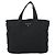 Borsa Tote Prada in nylon nero argento Auth 158528 - vista 13
