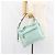 Borsa a Spalla in Pelle Gianni Versace Menta Argento Auth BA9132 Verde - vista 23