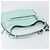 Borsa a Spalla in Pelle Gianni Versace Menta Argento Auth BA9132 Verde - vista 6