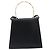 Borsa a mano in pelle Gancini Salvatore Ferragamo 2 in 1 Nero Oro Auth 157338 - vista 2