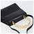 Borsa a mano in pelle Gancini Salvatore Ferragamo 2 in 1 Nero Oro Auth 157338 - vista 6