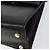 Borsa a mano in pelle Gancini Salvatore Ferragamo 2 in 1 Nero Oro Auth 157338 - vista 9