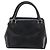 Borsa a mano VERSACE in pelle nera e oro Auth 160742 Nero D'oro - vista 2