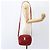 Borsa a Spalla Salvatore Ferragamo Vala in Pelle Rossa Dorata Auth 158148 Rosso D'oro - vista 21