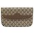 GUCCI GG Supreme Clutch Bag PVC Beige Oro 004 106 0024 Auth 160587 - vista 13
