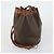 Céline Borsa a Spalla in Tela Macadam CELINE in Pelle PVC 3 Pezzi Rosso Marrone Auth fm4983 - vista 17