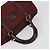 Céline Borsa a Spalla in Tela Macadam CELINE in Pelle PVC 3 Pezzi Rosso Marrone Auth fm4983 - vista 5