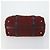 Céline Borsa a Spalla in Tela Macadam CELINE in Pelle PVC 3 Pezzi Rosso Marrone Auth fm4983 - vista 7