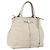 Borsa a mano Vala in pelle 2 in 1 bianca argento di Salvatore Ferragamo Auth 160697 Bianco