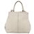 Borsa a mano Vala in pelle 2 in 1 bianca argento di Salvatore Ferragamo Auth 160697 Bianco - vista 2