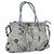 Borsa Tote Botanica GUCCI in Tela 2way Blu Argento 353440 Auth BA9018