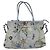 Borsa Tote Botanica GUCCI in Tela 2way Blu Argento 353440 Auth BA9018 - vista 13